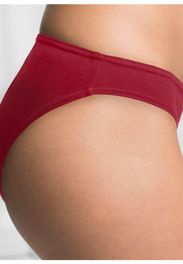 bonprix - Figi (10 par). Kolor: różowy. Wzór: gładki