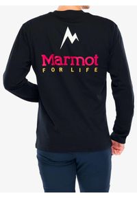 Bluza turystyczna męska Marmot For Life Tee LS. Kolor: czarny