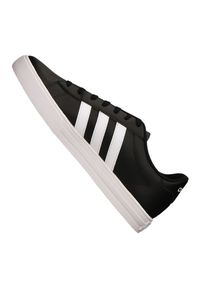 Adidas - Buty adidas Daily 2.0 M DB0161 czarne. Okazja: na co dzień. Zapięcie: pasek. Kolor: czarny. Materiał: materiał, skóra, guma, syntetyk, zamsz. Szerokość cholewki: normalna. Sezon: wiosna. Sport: tenis