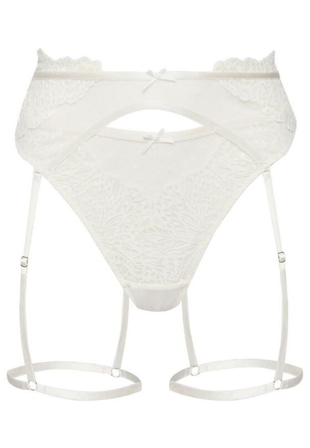 Hunkemöller Stringi 302384 Écru. Materiał: syntetyk