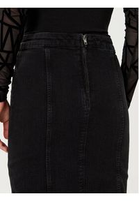 Vero Moda Spódnica jeansowa Medusa 10321775 Czarny Regular Fit. Kolor: czarny. Materiał: bawełna #2