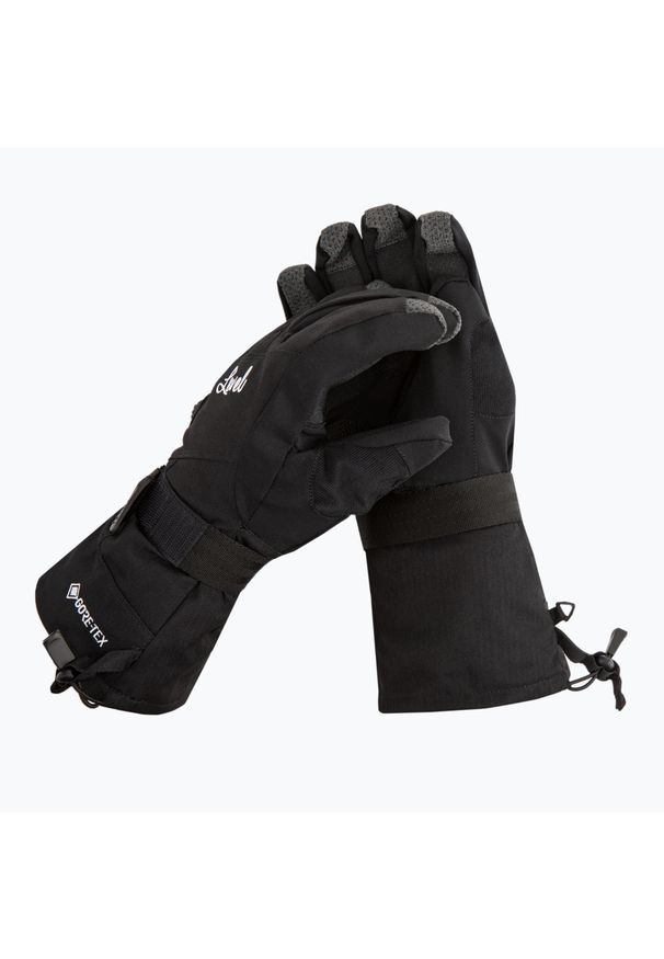 Rękawice snowboardowe damskie Level Half Pipe Gore-Tex. Kolor: czarny. Technologia: Gore-Tex. Sezon: zima. Sport: snowboard