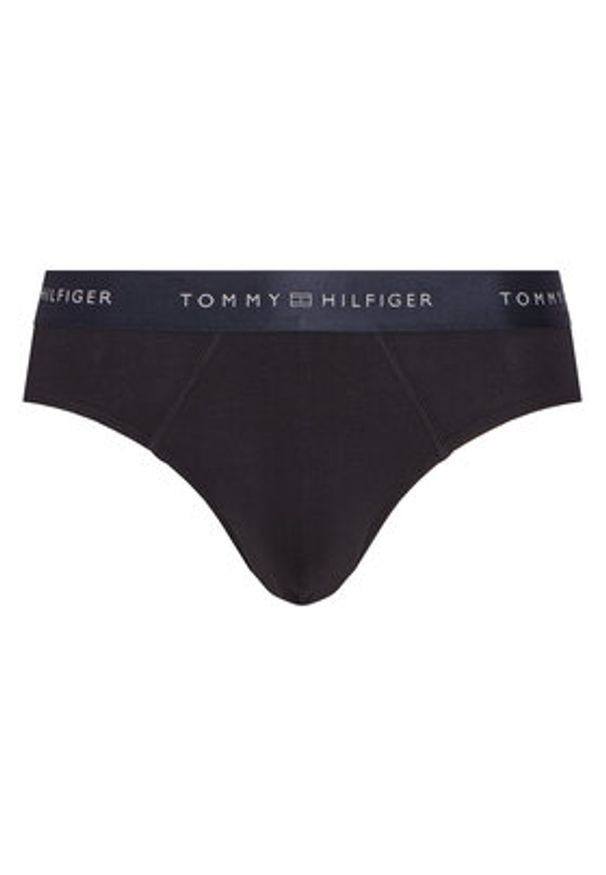 TOMMY HILFIGER - Tommy Hilfiger Komplet slipów UM0UM03703 Czarny. Kolor: czarny. Materiał: bawełna
