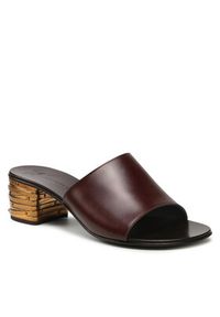 Giuseppe Zanotti Klapki E200050 001 Brązowy. Kolor: brązowy. Materiał: skóra #6