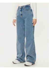 Tommy Jeans Jeansy Claire DW0DW20445 Niebieski Wide Leg. Kolor: niebieski