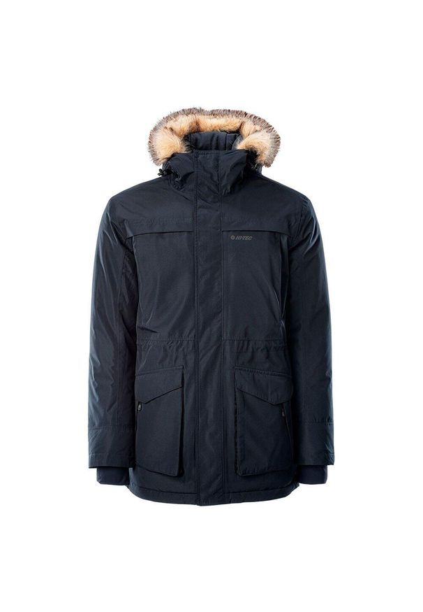 Hi-tec - Męska Kurtka Zimowa Lassero. Kolor: czerwony, różowy, niebieski, wielokolorowy. Sezon: zima. Sport: turystyka piesza