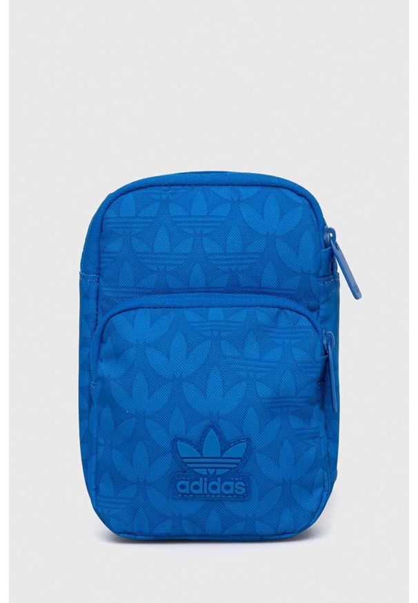 adidas Originals saszetka kolor niebieski. Kolor: niebieski. Materiał: poliester
