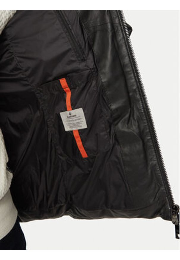 Milestone Kurtka skórzana Patrick 43104021080 Czarny Regular Fit. Kolor: czarny. Materiał: skóra