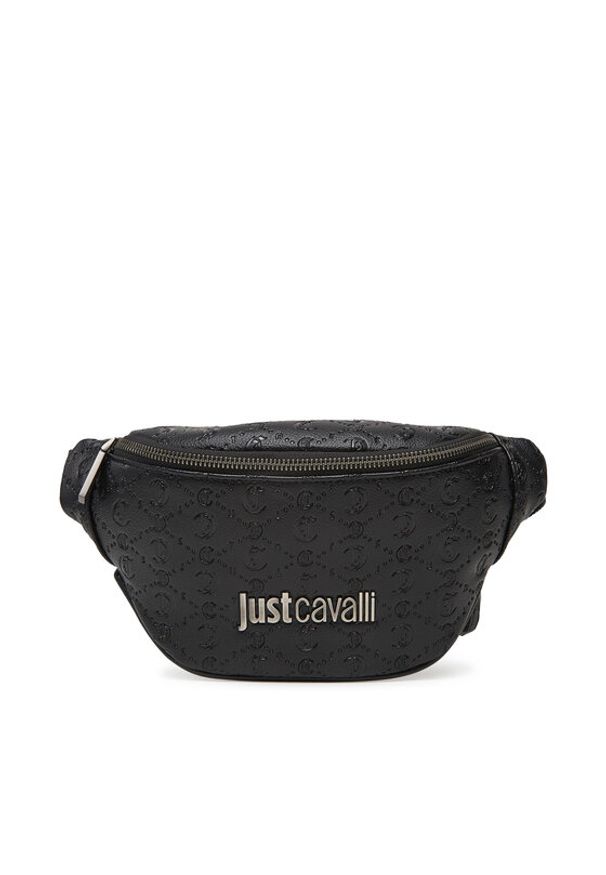 Just Cavalli Saszetka nerka 78QA4B31 ZSB84 Czarny. Kolor: czarny. Materiał: skóra