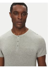 Calvin Klein Underwear T-Shirt Henley LV00NM2803 Szary Regular Fit. Typ kołnierza: typu henley. Kolor: szary #3