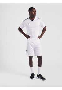 Koszulka piłkarska z krótkim rękawem męska Hummel Core XK Poly Jersey S/S. Kolor: biały. Materiał: jersey. Długość rękawa: krótki rękaw. Długość: krótkie. Sport: piłka nożna #2