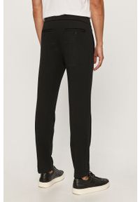 Armani Exchange - Spodnie. Kolor: czarny. Materiał: bawełna, poliester, dzianina, elastan. Wzór: gładki #2