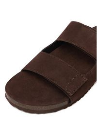G-Star RAW - G-Star Raw Klapki EO-MILO-01 MI34 Brązowy ciemny. Kolor: brązowy. Materiał: skóra, zamsz #8