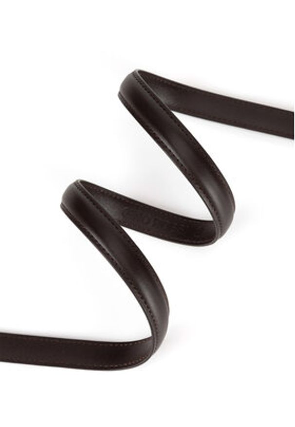 Gino Rossi Pasek Damski BLYL24003-2 SVL Brązowy. Kolor: brązowy. Materiał: skóra