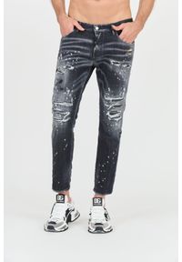 DSQUARED2 Czarne męskie jeansy Skater Jean, Rozmiar 54. Kolor: czarny