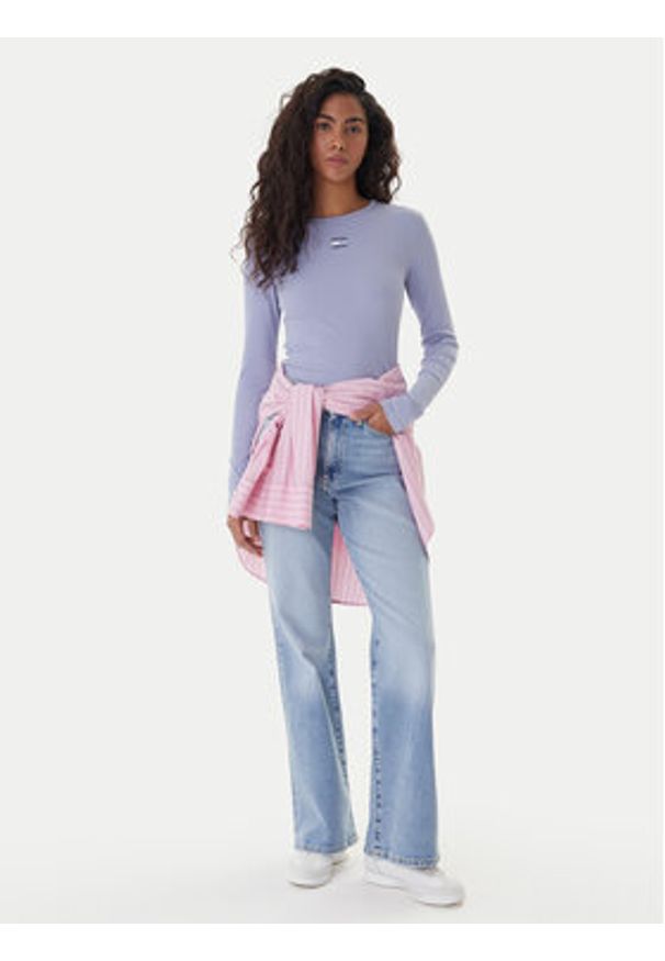 Tommy Jeans Jeansy Bella DW0DW22620 Niebieski Flare Fit. Kolor: niebieski