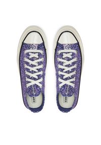 Converse Trampki Chuck 70 Glitter A11134C Granatowy. Kolor: niebieski. Materiał: materiał