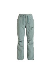 Roxy - Spodnie snowboardowe damskie ROXY Nadia. Kolor: zielony. Sezon: zima. Sport: snowboard