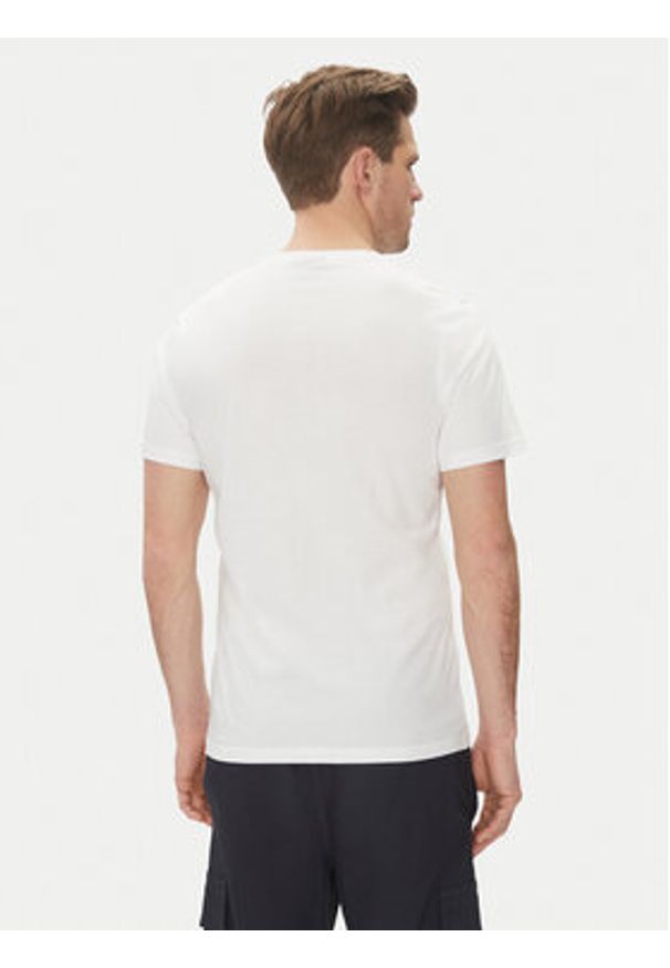 Barbour T-Shirt Lydd MTS1396WH11 Biały Tailored Fit. Kolor: biały. Materiał: bawełna