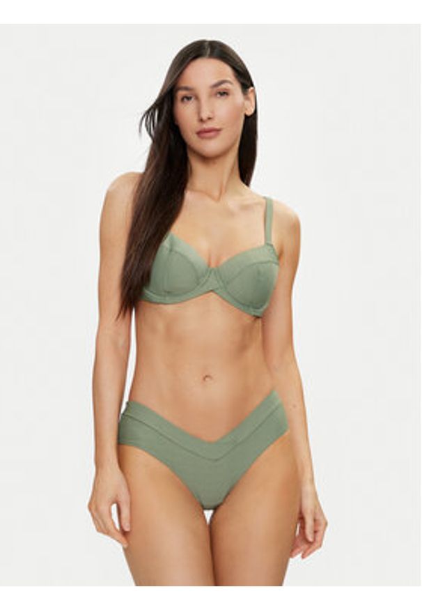 Dorina Góra od bikini Curacao D001696MI054 Zielony. Kolor: zielony. Materiał: syntetyk