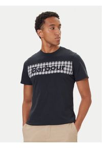 Barbour T-Shirt MTS1496NY91 Granatowy Regular Fit. Kolor: niebieski. Materiał: bawełna #1