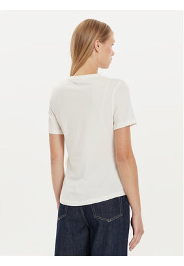 TOMMY HILFIGER - Tommy Hilfiger T-Shirt Nautical Graphic WW0WW43652 Biały Slim Fit. Kolor: biały. Materiał: bawełna