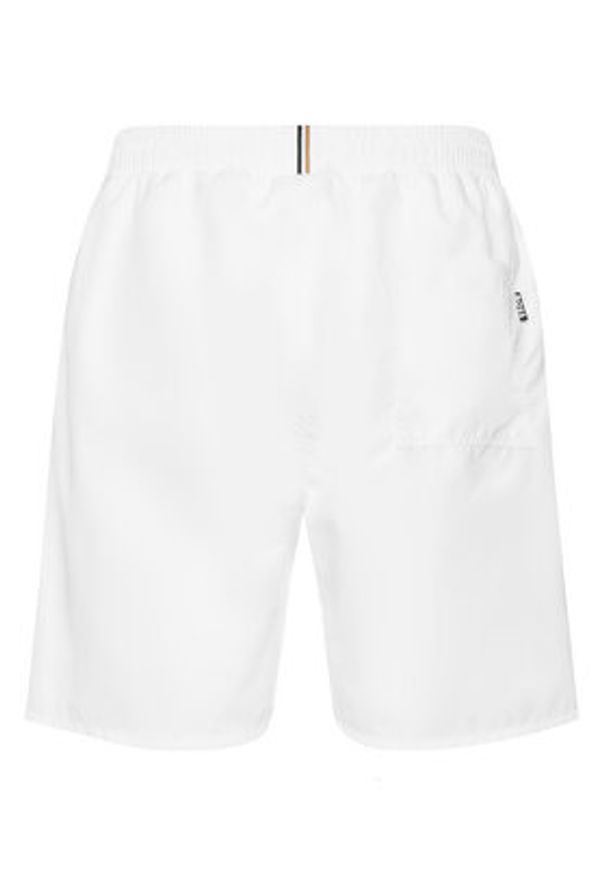 BOSS Szorty kąpielowe Swordfish 50554613 Beżowy jasny Regular Fit. Kolor: beżowy. Materiał: syntetyk