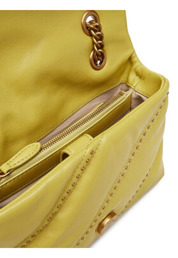 Pinko - PINKO Torebka Love Puff Mini Cl PE 25 PLTT 100039 A26T Zielony. Kolor: zielony. Materiał: skórzane