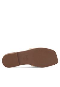 DeeZee Klapki LS6115-01 Beżowy. Kolor: beżowy. Materiał: skóra #3