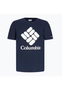 columbia - Koszulka trekkingowa męska Columbia CSC Basic Logo. Kolor: niebieski #1
