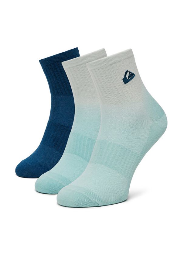 Quiksilver Skarpety długie AS_QUIKSILVER_102Z_SS25 (3-PACK) Zielony. Kolor: zielony. Materiał: bawełna