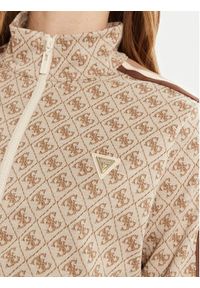 Guess Bluza V5RQ03 KCO90 Beżowy Regular Fit. Kolor: beżowy. Materiał: syntetyk
