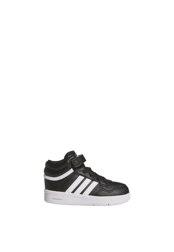 Adidas - Buty Hoops 4.0 Mid Kids. Okazja: na co dzień. Kolor: czarny, biały, wielokolorowy. Sport: koszykówka