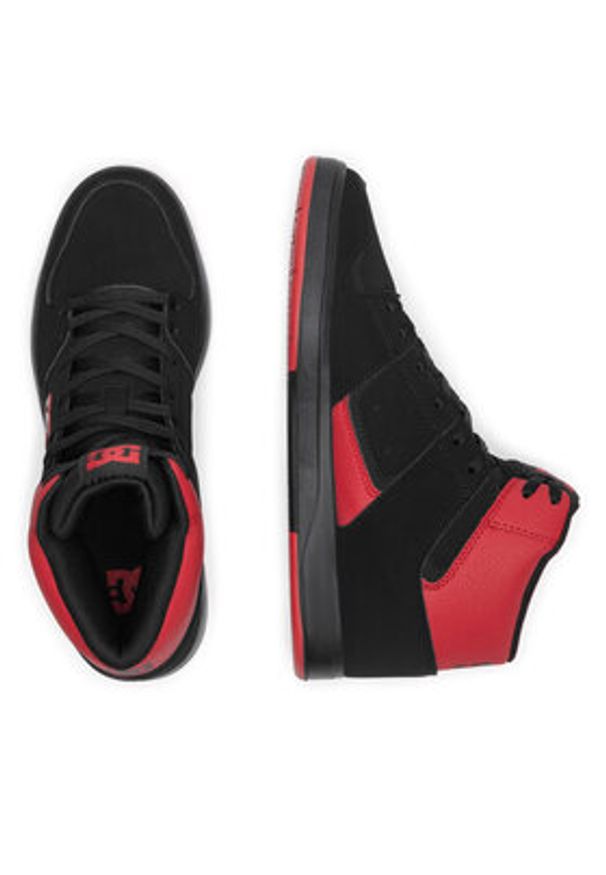 DC Shoes Sneakersy CURE HI TOP ADYS400072-XKKR Czarny. Kolor: czarny. Materiał: skóra