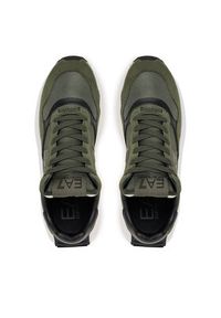 EA7 Emporio Armani Sneakersy 7X000341 AF18616 M7059 Khaki. Kolor: brązowy. Materiał: materiał