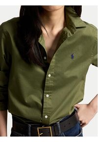 Polo Ralph Lauren Koszula 211A92177015 Zielony Regular Fit. Typ kołnierza: polo. Kolor: zielony. Materiał: bawełna #3
