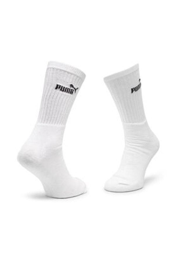 Puma Zestaw 3 par wysokich skarpet unisex 907934 r. 43/46 Biały. Kolor: biały. Materiał: materiał