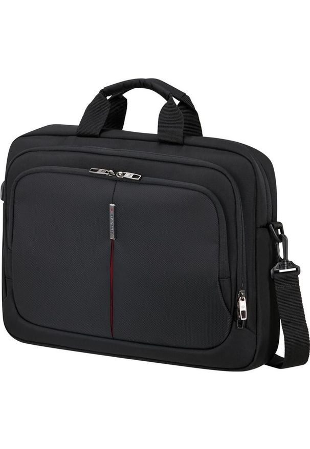 Torba Samsonite 155202 1041 17.3'' Guardit 3.0 czarny. Kolor: czarny. Materiał: tkanina, materiał. Styl: casual
