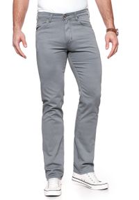 Wrangler - WRANGLER SPODNIE MĘSKIE ARIZONA MONUMENT GREY W12OHJ68B. Materiał: materiał #3