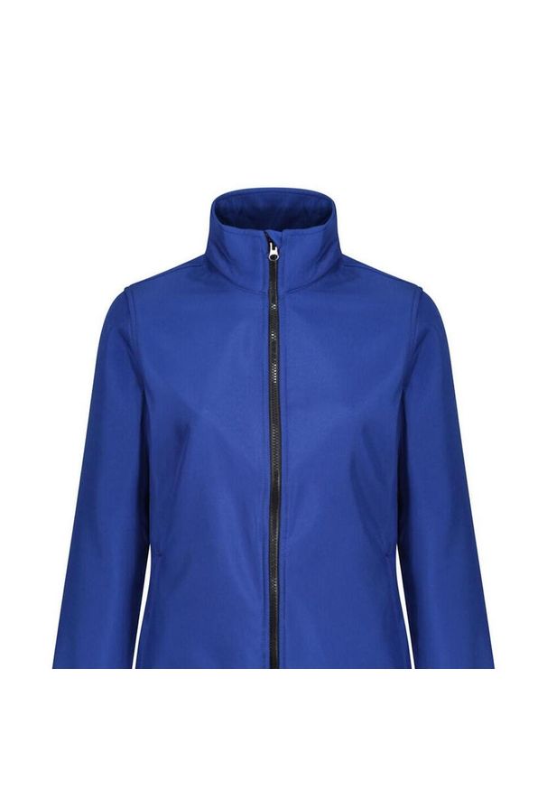 Regatta - Kurtka Damska Ablaze Printable Soft Shell. Kolor: niebieski. Sport: turystyka piesza