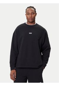 Hugo - HUGO Bluza Naviu 50510732 Czarny Loose Fit. Kolor: czarny. Materiał: bawełna