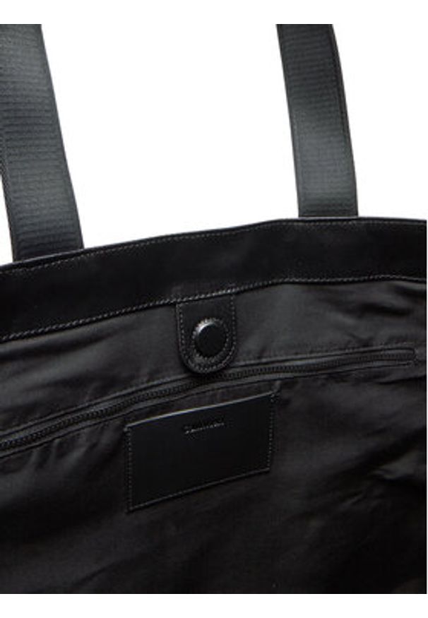 Calvin Klein Torebka Ultralight Water Repellent Tote LV04F3211G Czarny. Kolor: czarny