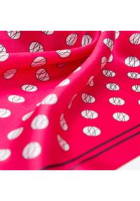 Wittchen - Apaszka z jedwabiu. Kolor: czerwony. Materiał: jedwab. Styl: klasyczny, elegancki #4