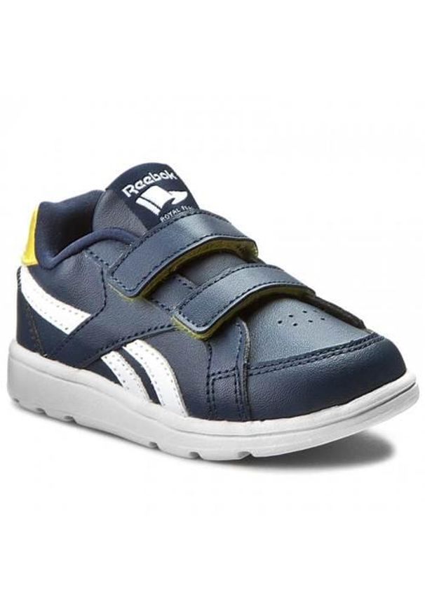 Buty do chodzenia niemowlęce Reebok Royal Prime. Zapięcie: rzepy. Kolor: wielokolorowy. Materiał: guma, syntetyk, materiał. Szerokość cholewki: normalna. Model: Reebok Royal. Sport: turystyka piesza