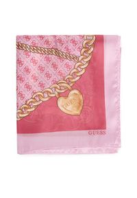 Guess Szal AW5339 POL03 Różowy. Kolor: różowy. Materiał: poliester, materiał