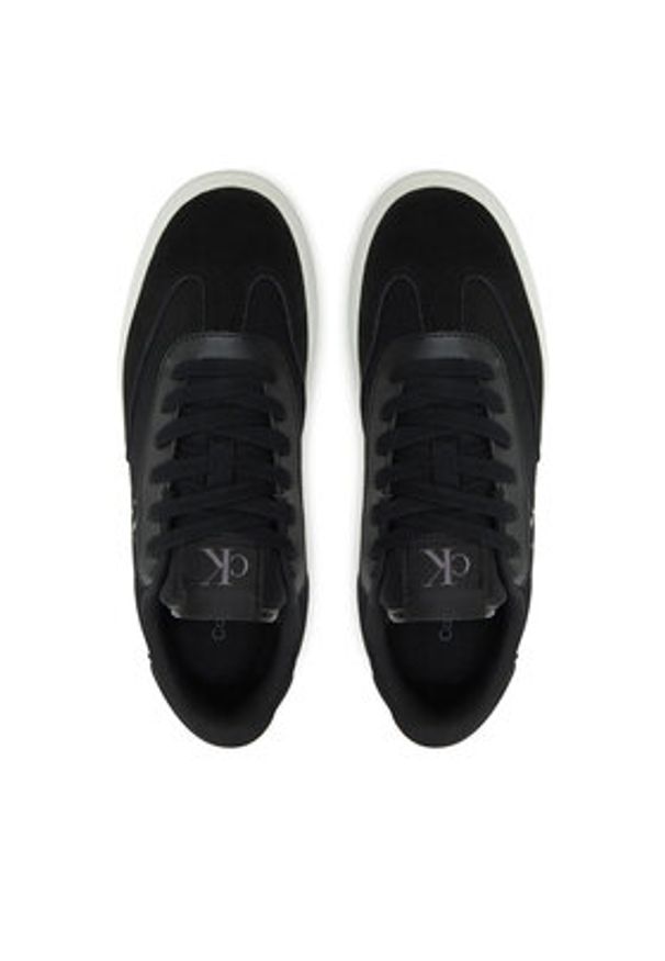 Calvin Klein Jeans Sneakersy Classic Cupsole Low Mix Mg Wn YW0YW01636 Czarny. Kolor: czarny. Materiał: materiał