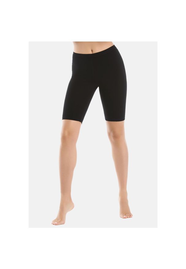 TEYLI - Legginsy Damskie Sportowe 2205 Czarne. Kolor: czarny. Materiał: bawełna, elastan