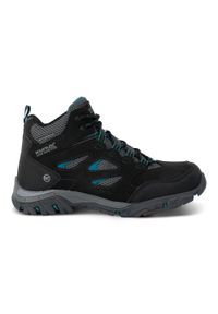 Holcombe IEP Mid Regatta damskie trekkingowe buty. Kolor: czarny. Materiał: poliester
