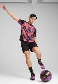 Puma - Męska koszulka piłkarska individualCUP PUMA Black. Kolor: czarny. Wzór: nadruk. Sport: piłka nożna