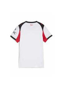Puma - Damska koszulka wyjazdowa AC Milan 25/26 PUMA White For All Time Red. Kolor: biały, czerwony, wielokolorowy